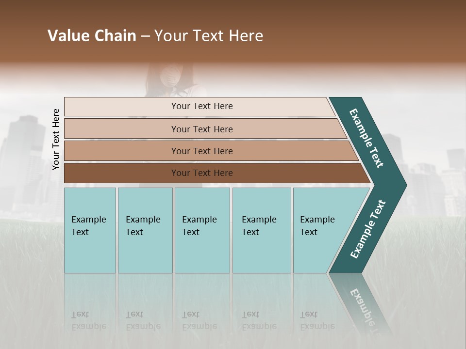 Green Ambient Landscape PowerPoint Template