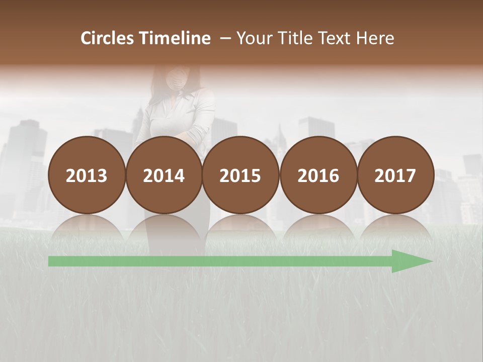 Green Ambient Landscape PowerPoint Template