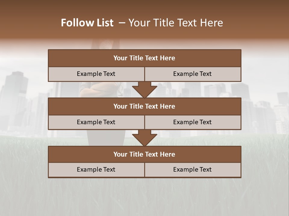 Green Ambient Landscape PowerPoint Template