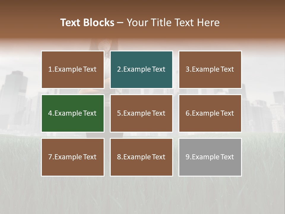 Green Ambient Landscape PowerPoint Template