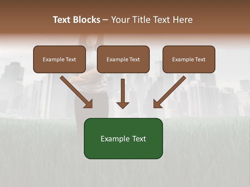 Green Ambient Landscape PowerPoint Template