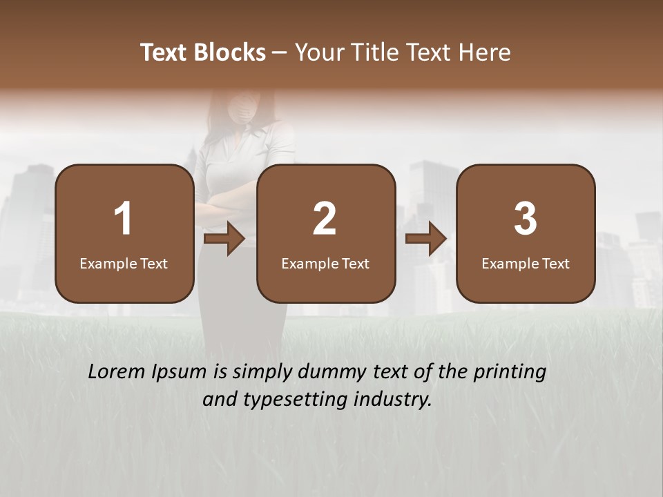 Green Ambient Landscape PowerPoint Template