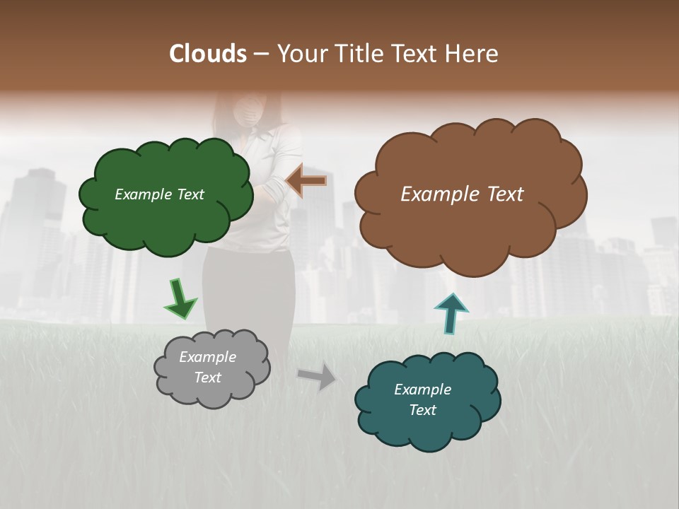 Green Ambient Landscape PowerPoint Template
