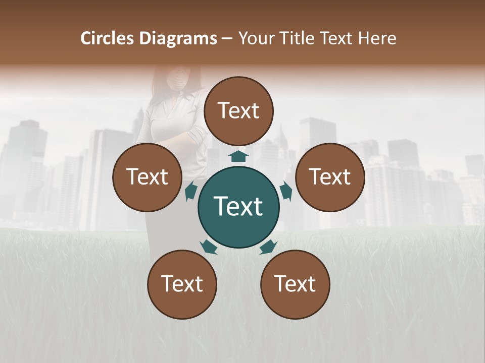 Green Ambient Landscape PowerPoint Template
