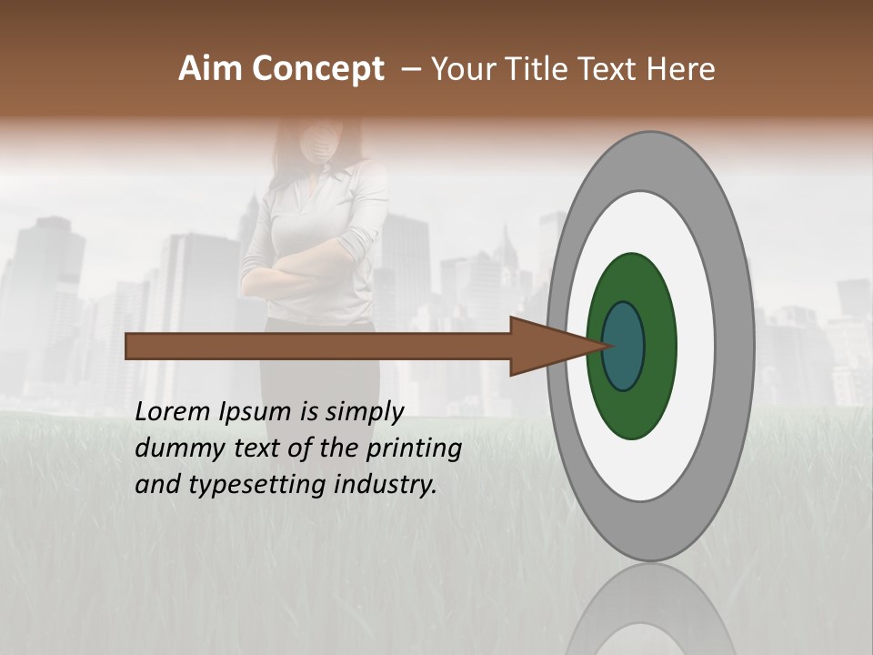 Green Ambient Landscape PowerPoint Template