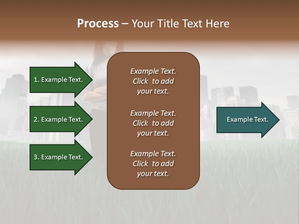 Green Ambient Landscape PowerPoint Template