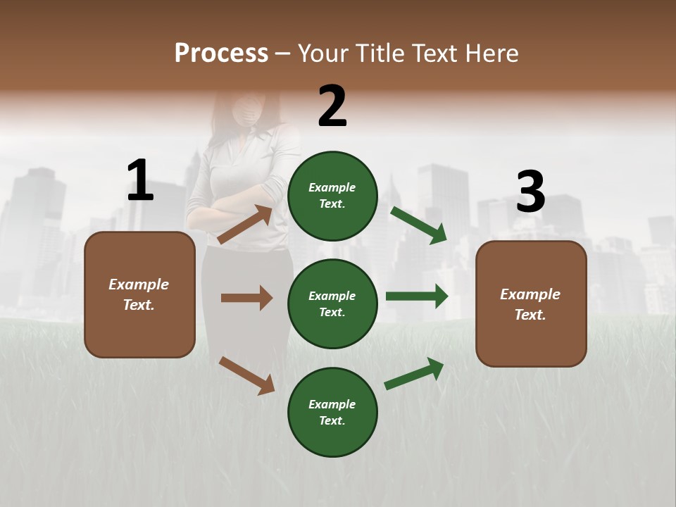 Green Ambient Landscape PowerPoint Template