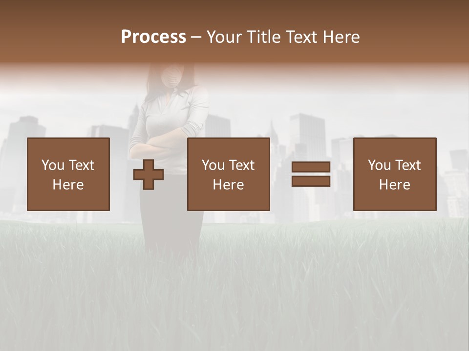 Green Ambient Landscape PowerPoint Template