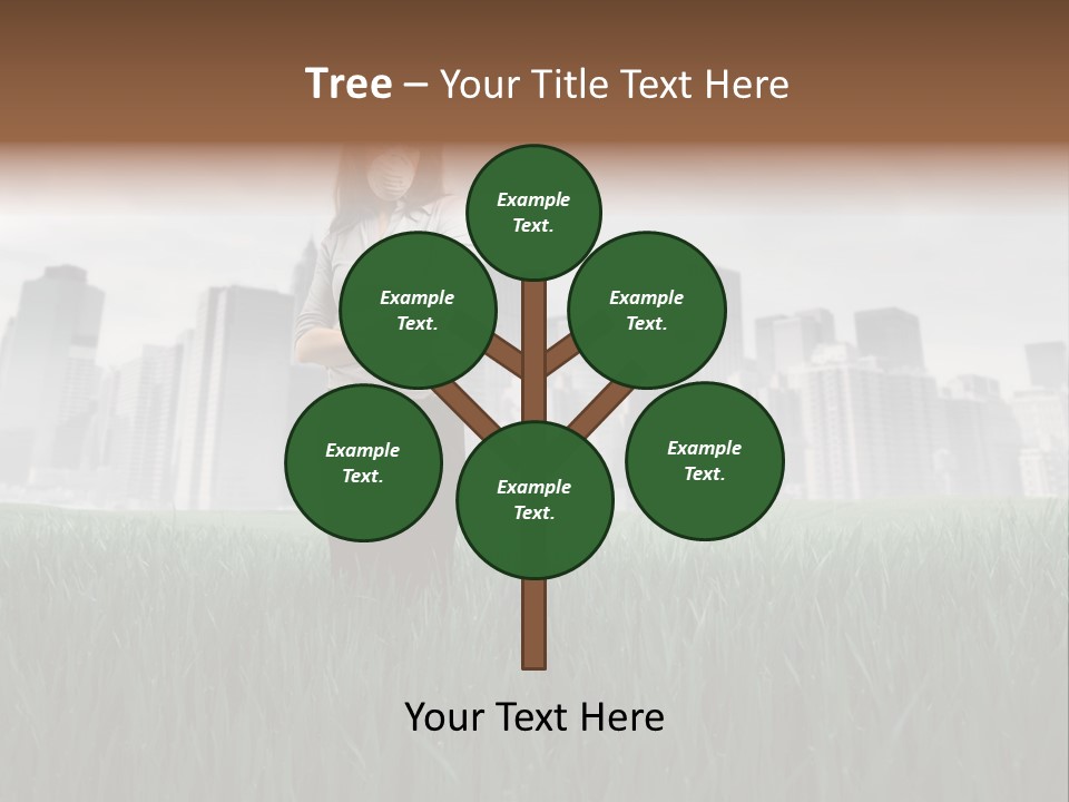 Green Ambient Landscape PowerPoint Template