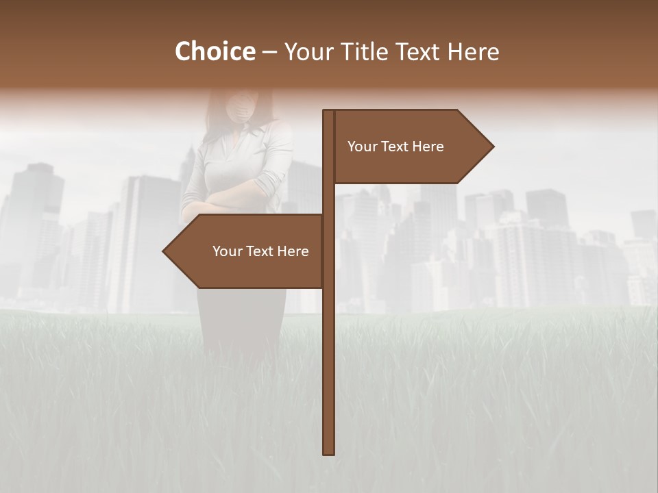 Green Ambient Landscape PowerPoint Template