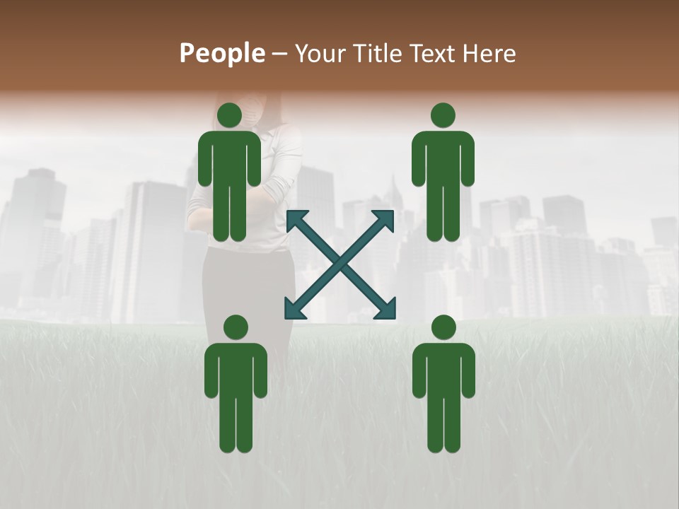 Green Ambient Landscape PowerPoint Template