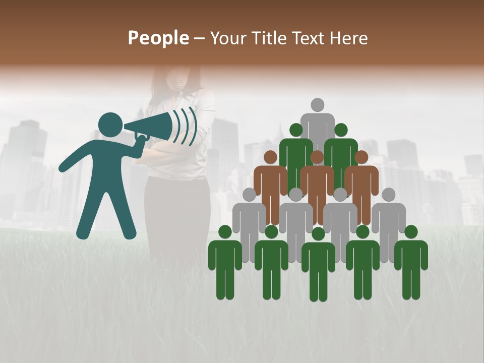 Green Ambient Landscape PowerPoint Template