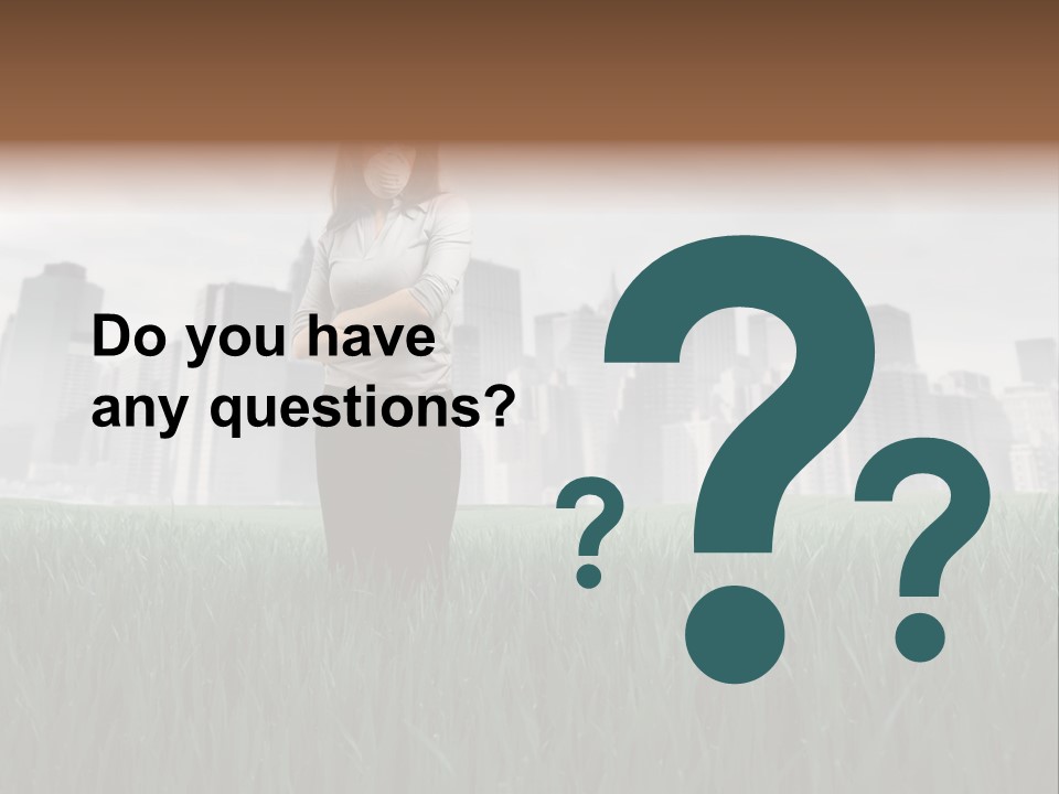 Green Ambient Landscape PowerPoint Template