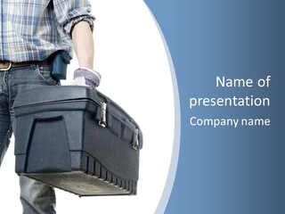 Tool Job Gloves PowerPoint Template