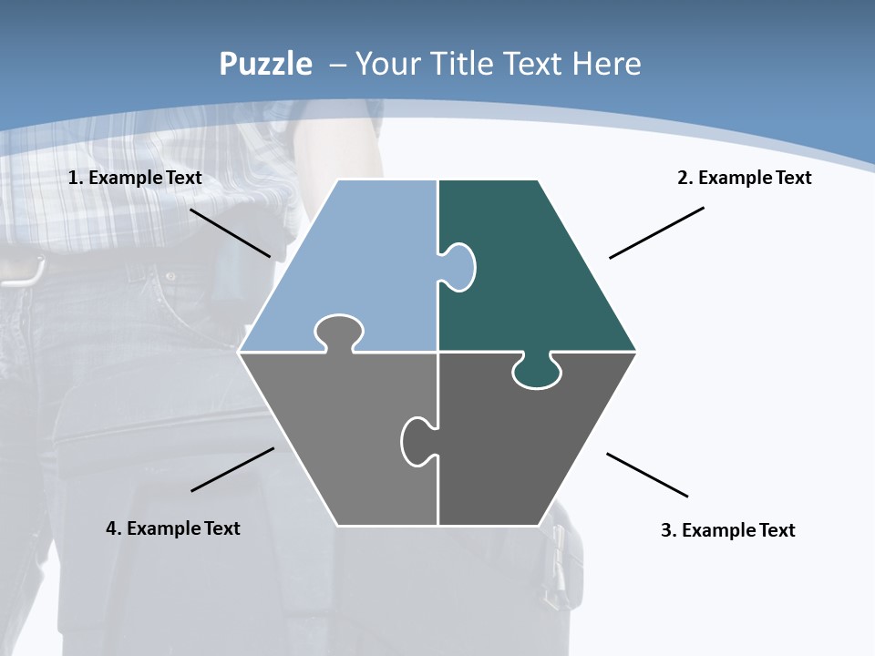 Tool Job Gloves PowerPoint Template