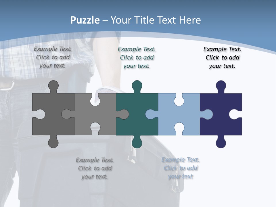 Tool Job Gloves PowerPoint Template