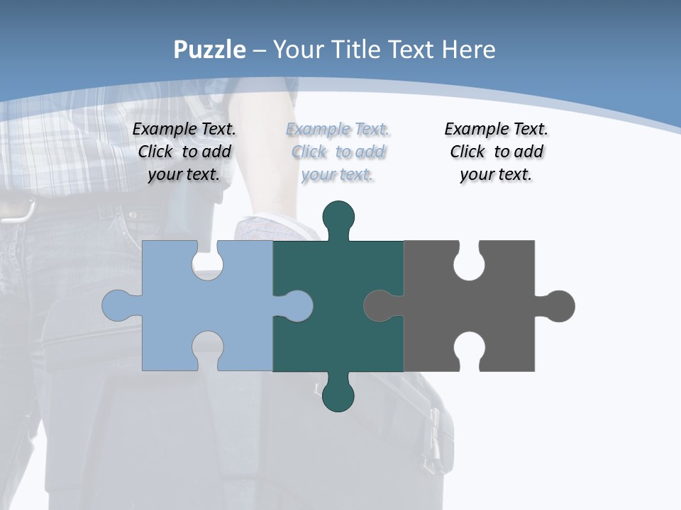 Tool Job Gloves PowerPoint Template