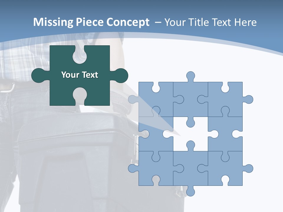 Tool Job Gloves PowerPoint Template