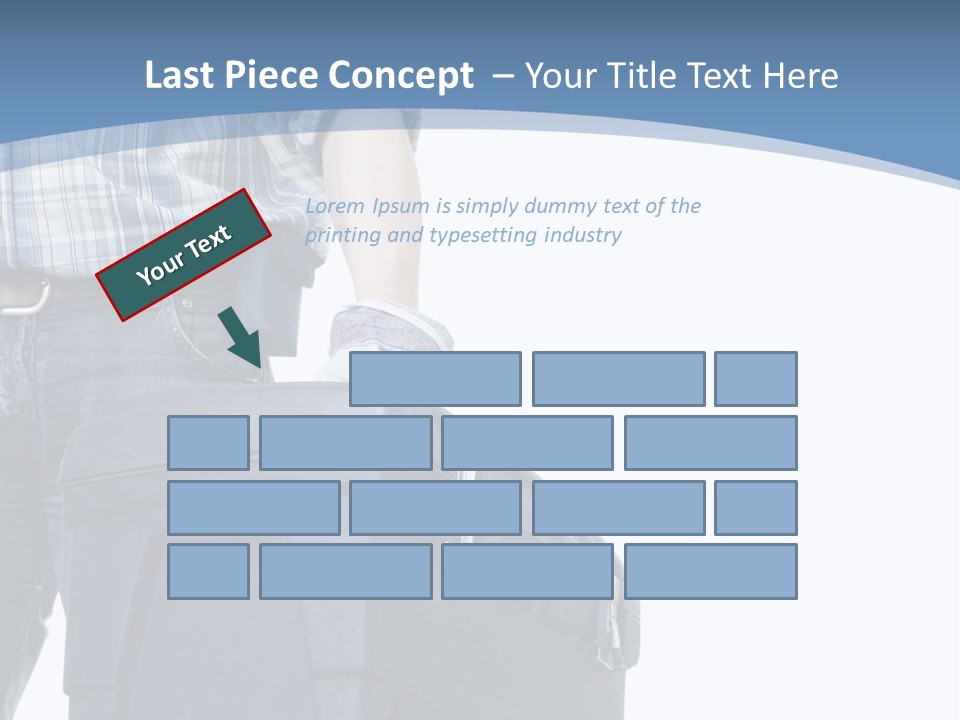 Tool Job Gloves PowerPoint Template