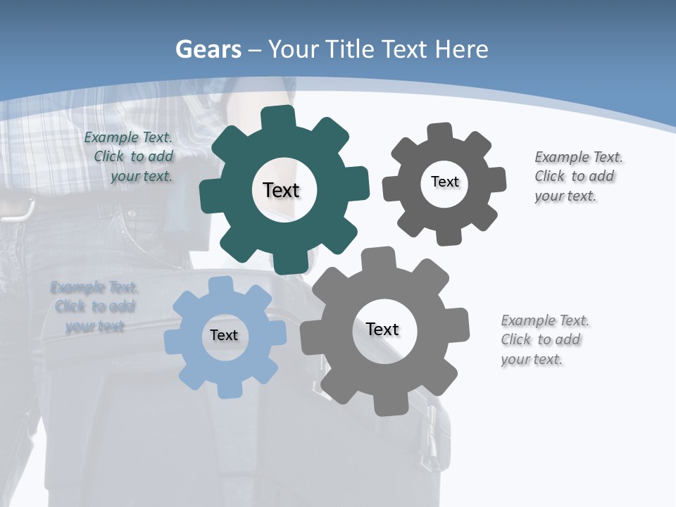 Tool Job Gloves PowerPoint Template