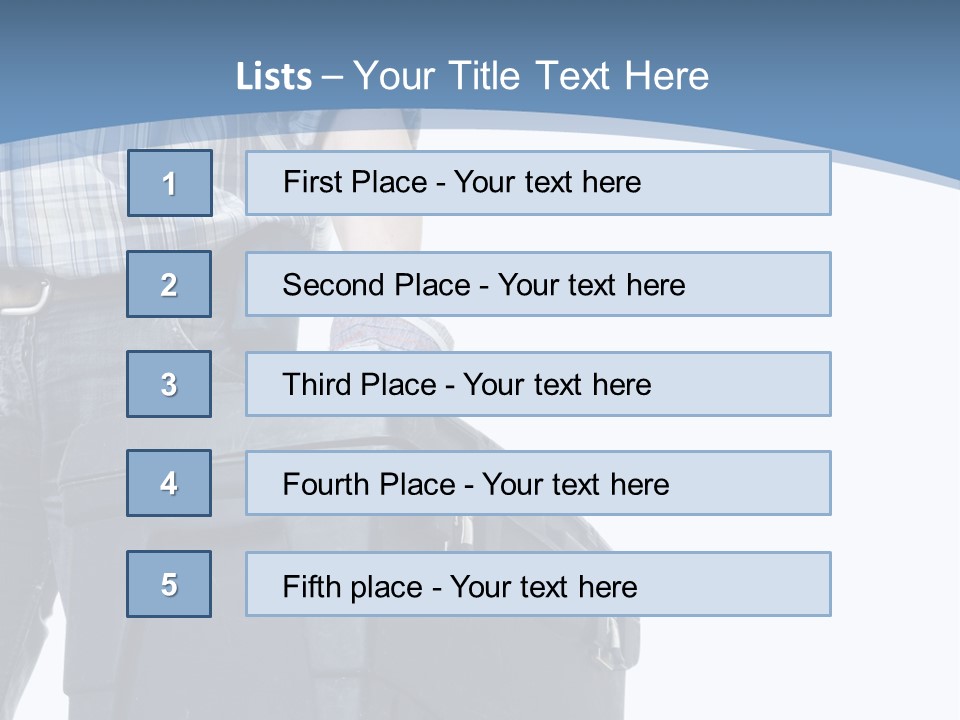 Tool Job Gloves PowerPoint Template