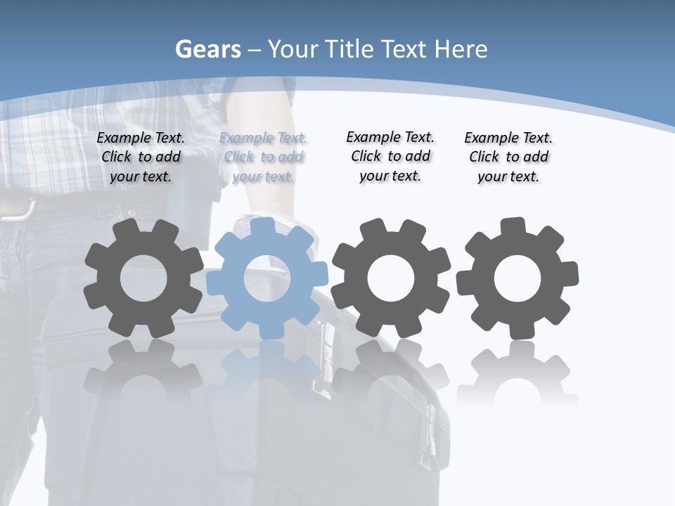 Tool Job Gloves PowerPoint Template