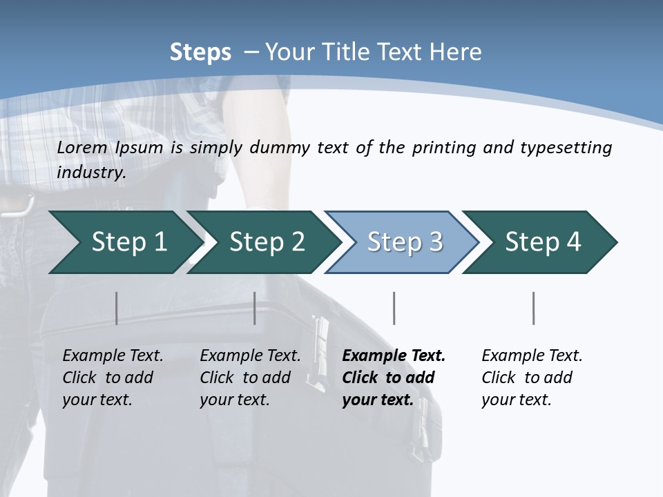 Tool Job Gloves PowerPoint Template