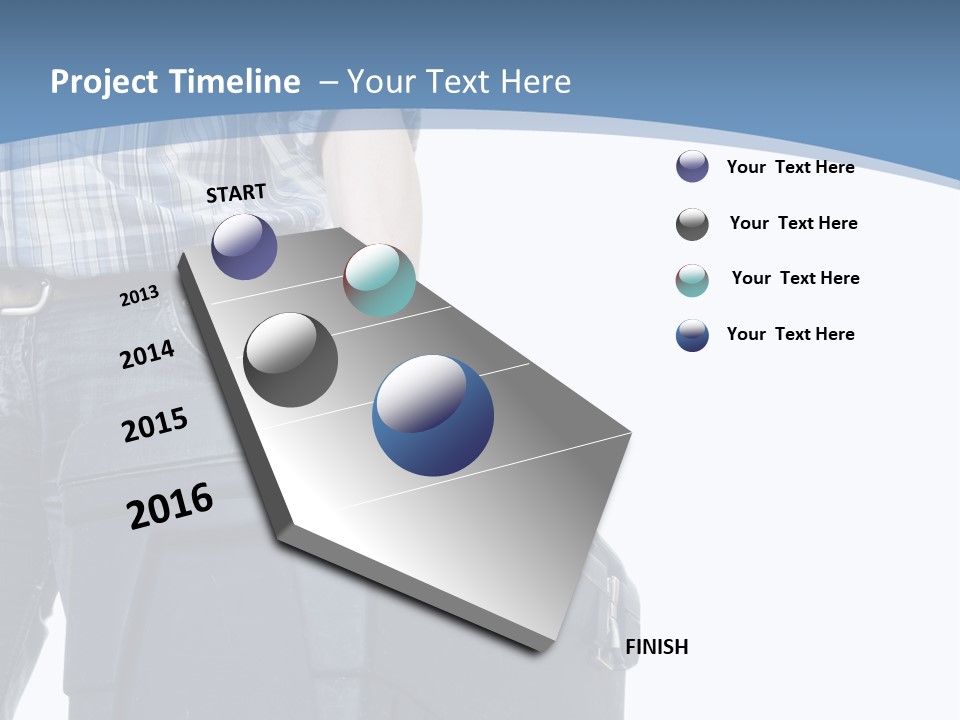 Tool Job Gloves PowerPoint Template