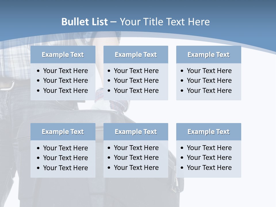 Tool Job Gloves PowerPoint Template