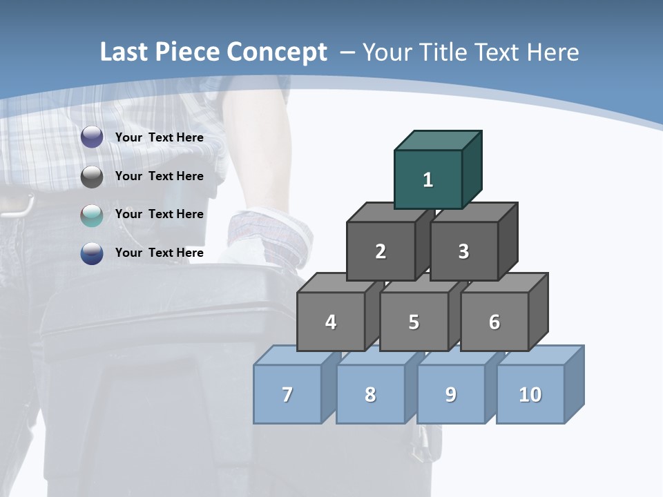 Tool Job Gloves PowerPoint Template
