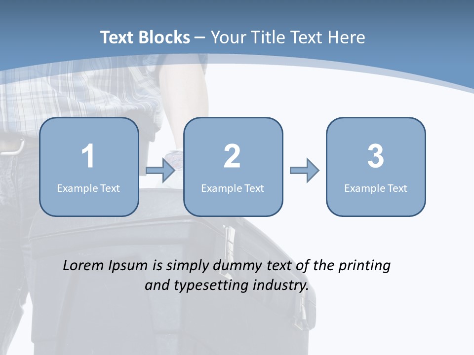 Tool Job Gloves PowerPoint Template