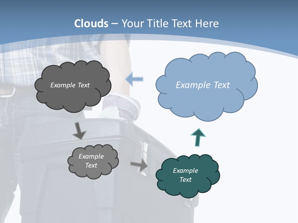 Tool Job Gloves PowerPoint Template