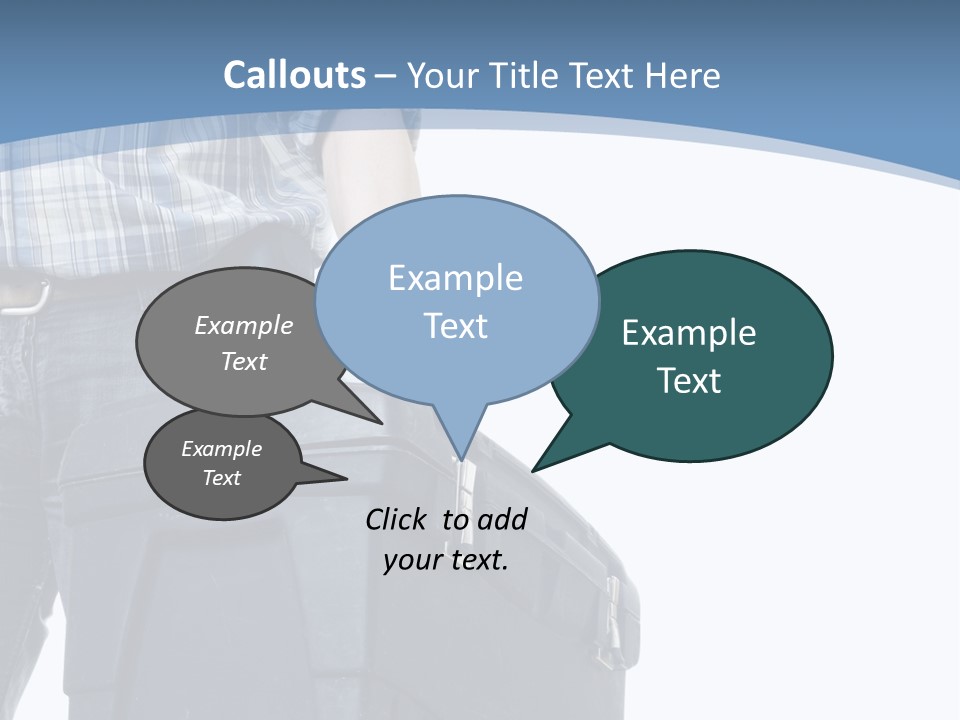 Tool Job Gloves PowerPoint Template