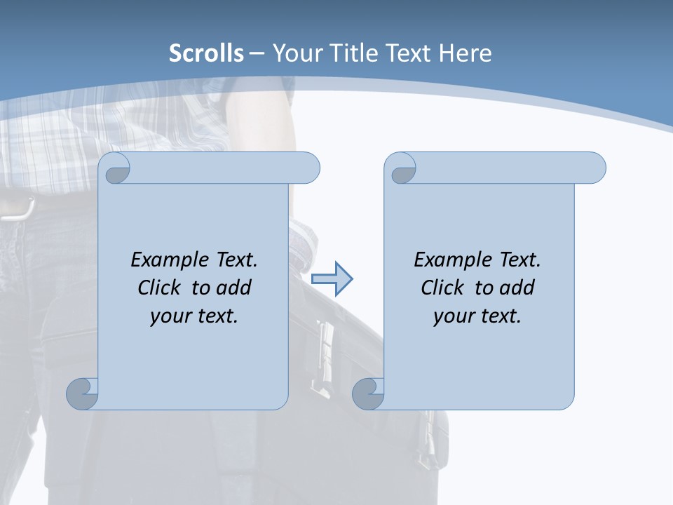 Tool Job Gloves PowerPoint Template