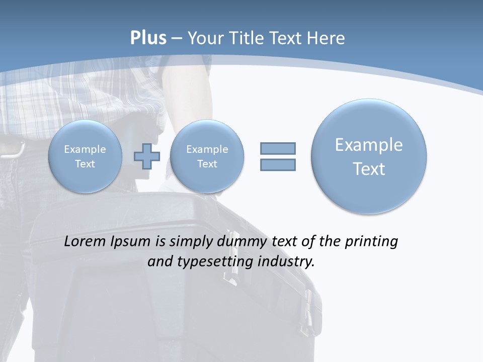 Tool Job Gloves PowerPoint Template