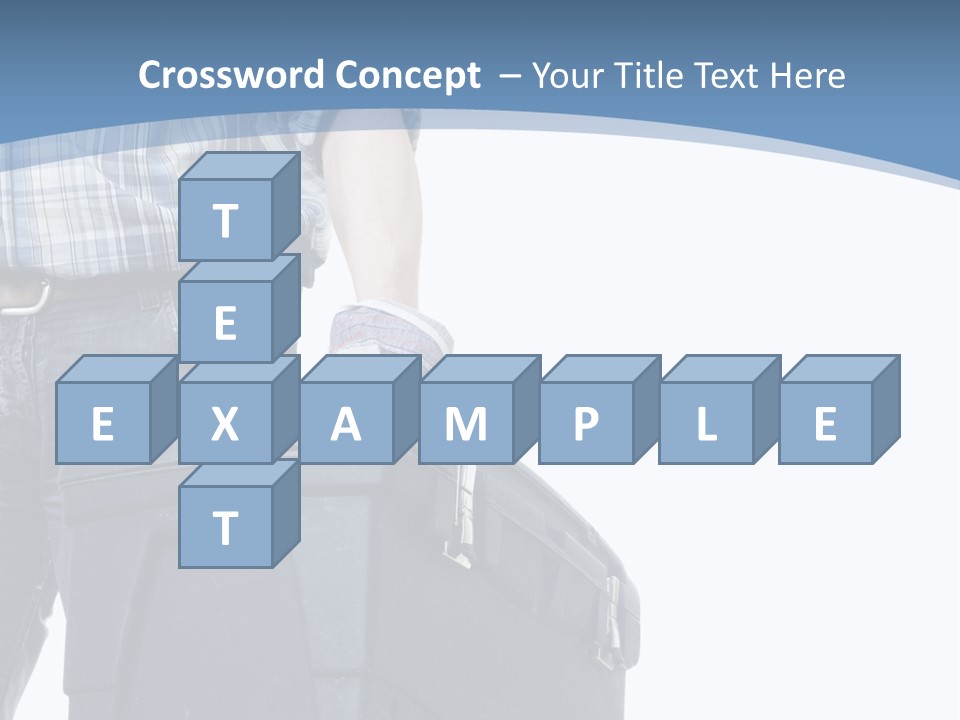 Tool Job Gloves PowerPoint Template