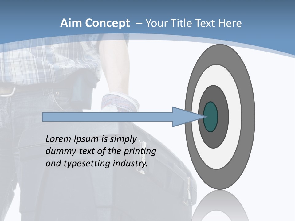 Tool Job Gloves PowerPoint Template