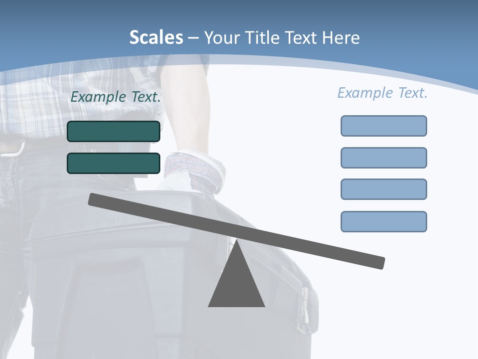 Tool Job Gloves PowerPoint Template