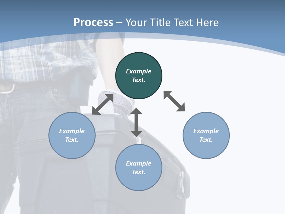 Tool Job Gloves PowerPoint Template