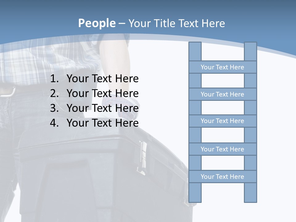 Tool Job Gloves PowerPoint Template