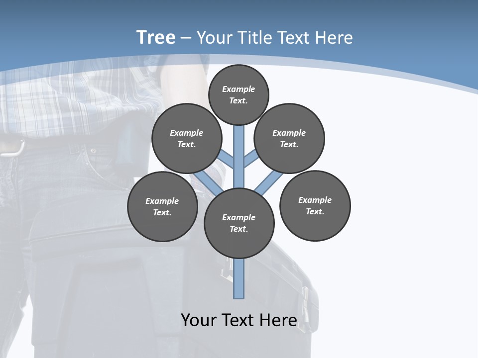 Tool Job Gloves PowerPoint Template