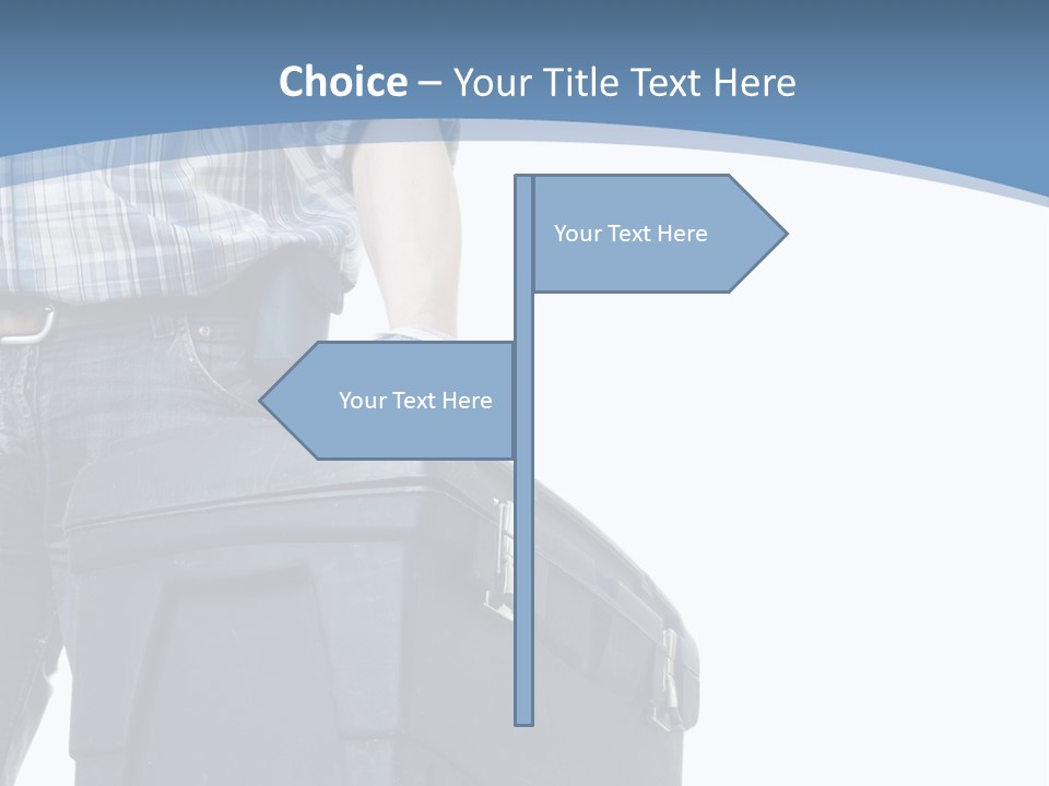 Tool Job Gloves PowerPoint Template
