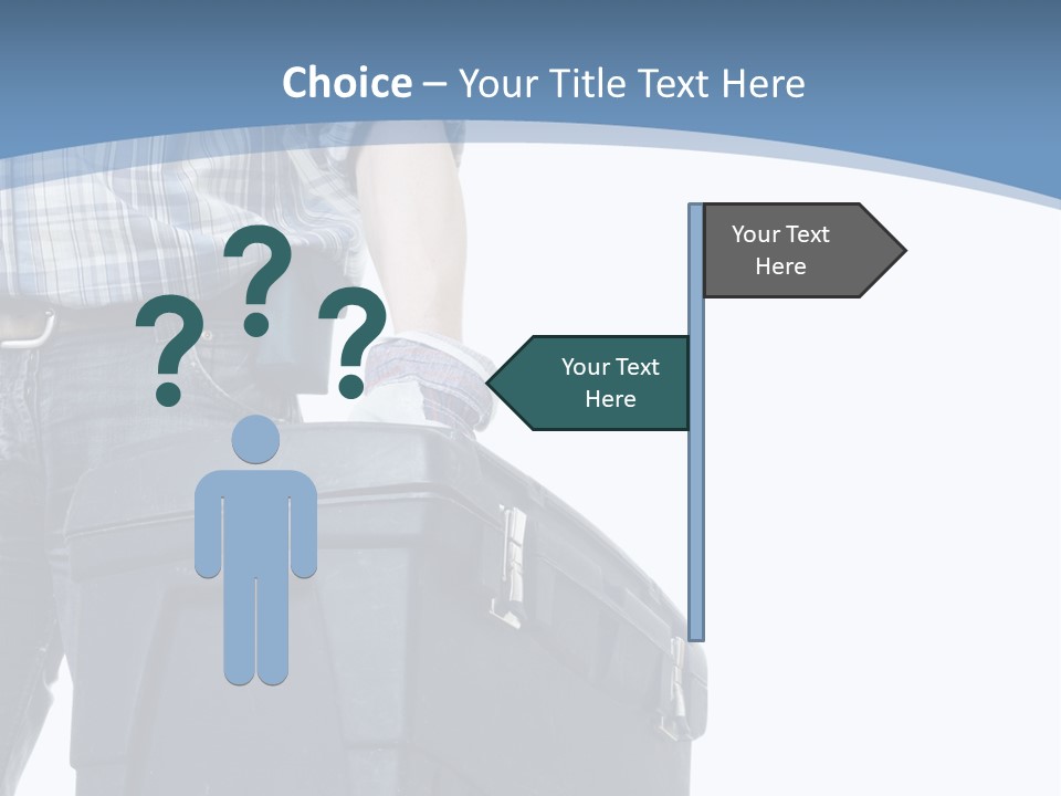 Tool Job Gloves PowerPoint Template