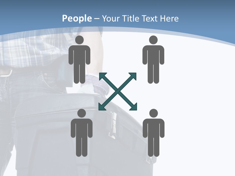 Tool Job Gloves PowerPoint Template