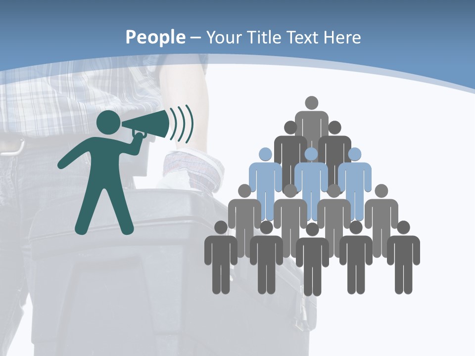 Tool Job Gloves PowerPoint Template