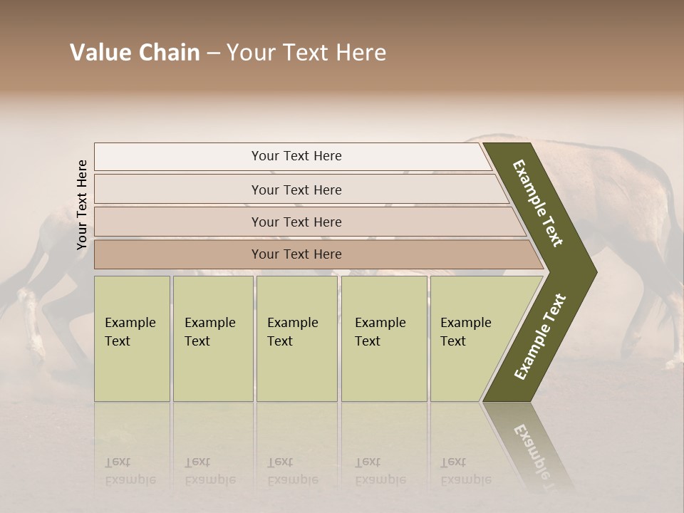 Gazella Antelope Movement PowerPoint Template