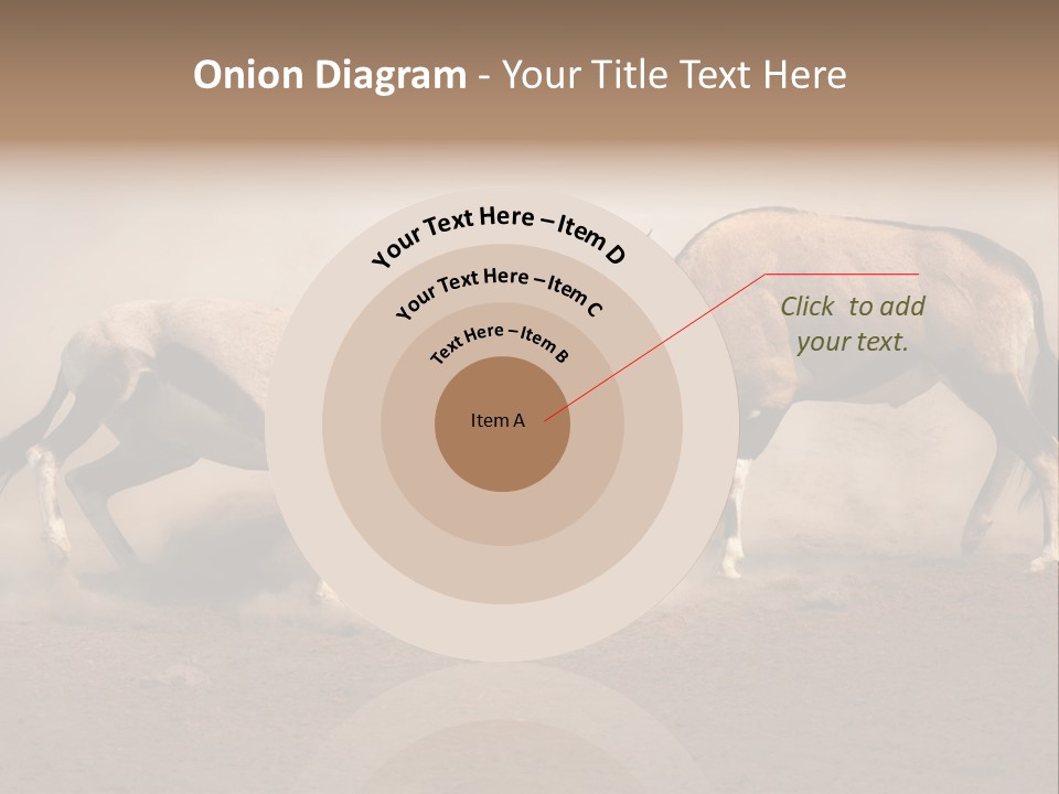 Gazella Antelope Movement PowerPoint Template