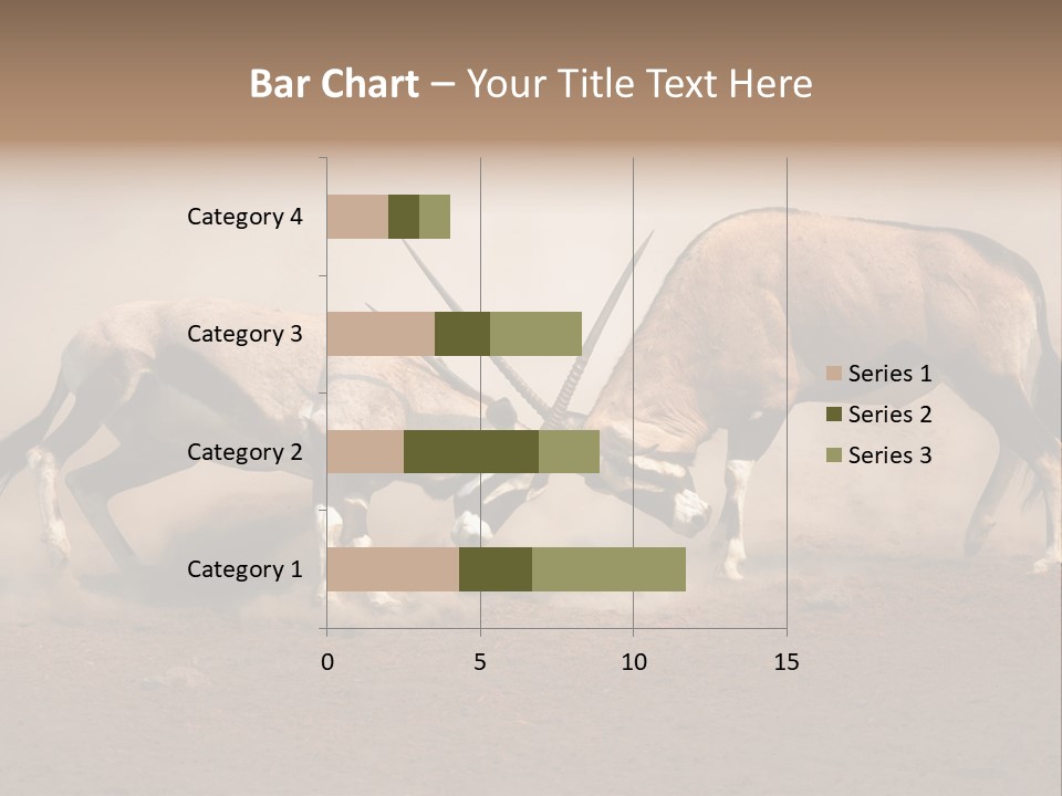 Gazella Antelope Movement PowerPoint Template