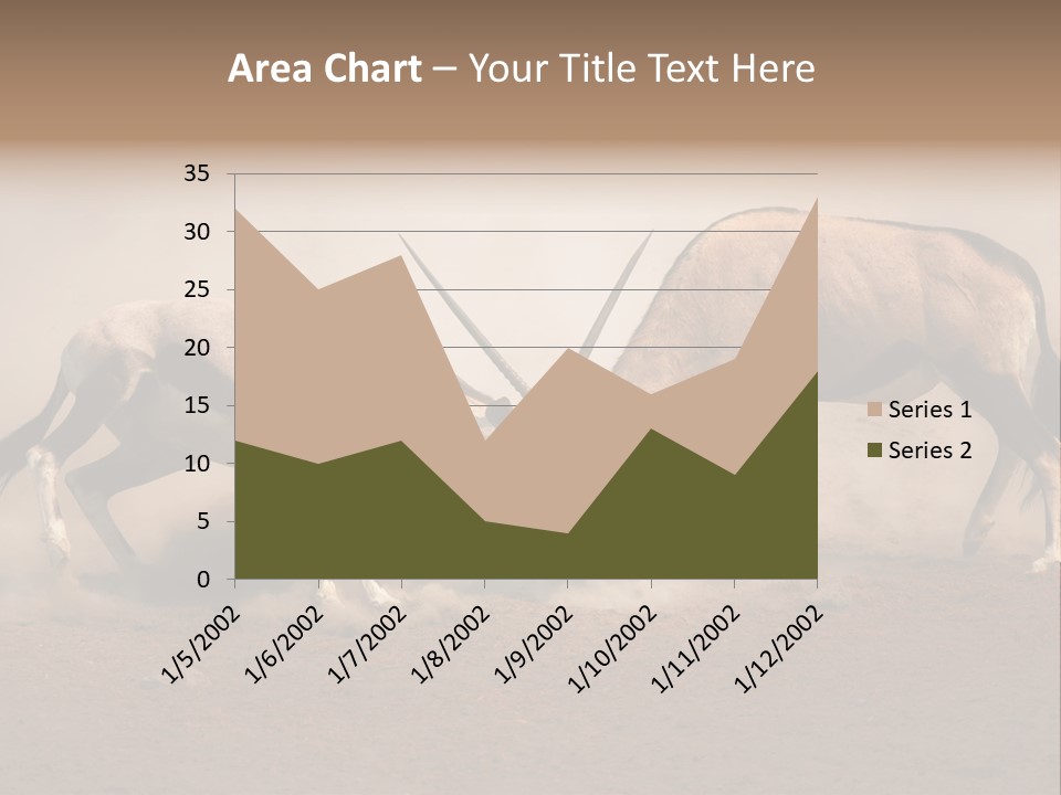 Gazella Antelope Movement PowerPoint Template