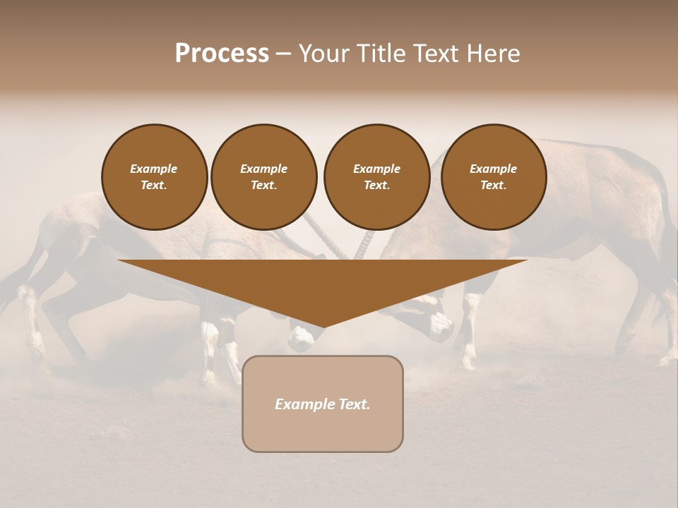 Gazella Antelope Movement PowerPoint Template